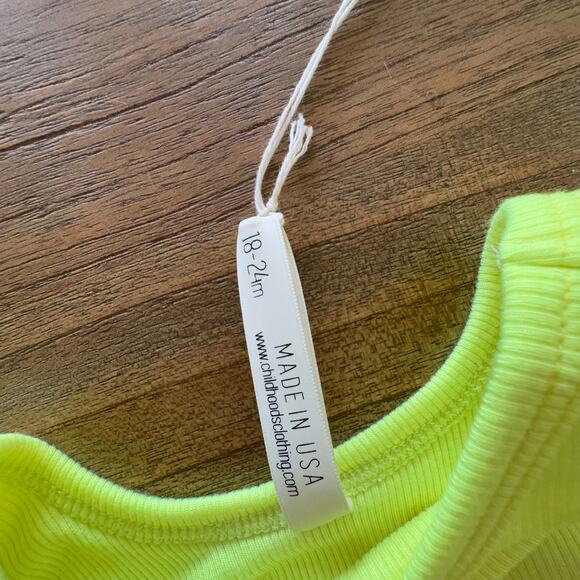 Childhoods Clothing Toddler Girl Neon Dress - Size 18-24m - Picture 2 of 3